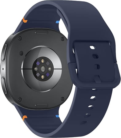 Samsung Galaxy Watch 9/8 (40mm/44mm) ve Watch 8 Classic (46mm) ile Uyumlu Konforlu ve Yumuşak Silikon Kordon (Lacivert)