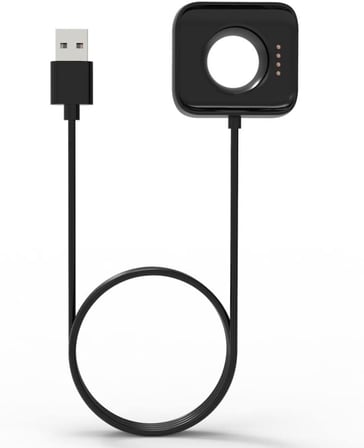 Oppo Watch 46mm ile uyumlu USB Akıllı Saat Şarj Kablosu Akıllı Saat Manyetik Özelliği bulunan Oppo Watch 46mm ile uyumlu Siyah Şarj Cihazı