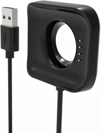 Oppo Watch 46mm ile uyumlu USB Akıllı Saat Şarj Kablosu Akıllı Saat Manyetik Özelliği bulunan Oppo Watch 46mm ile uyumlu Siyah Şarj Cihazı