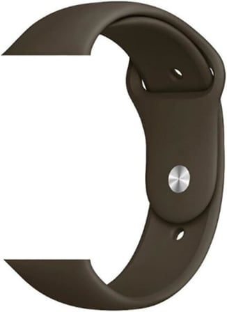 Apple ile uyumlu Watch 38mm 40mm 41mm 1/2/3/4/5/6/se/se2/7/8/9 Spor Silikon Kordon 16-açık Gri