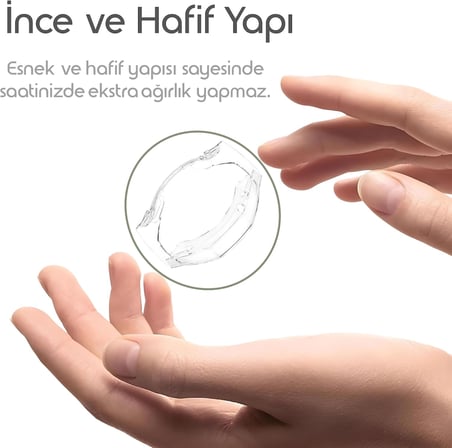Huawei Watch GT5 Pro 46mm için 360° Kasa Koruyucu Yumuşak TPU Kılıf Dokunmatiği ve Netliği Etkilemeyen GT5 Pro Koruyucu Darbelere Karşı Huawei Watch GT 5 Pro Ekran Koruyucu Kılıfı (Şeffaf)