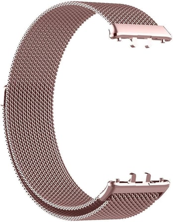 Samsung ile uyumlu Galaxy Fit 3 Kordon Milano Loop Metal Kordon - Pembe