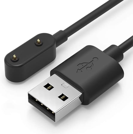 Huawei Honor Band 7 ile uyumlu Akıllı Saat için Manyetik Usb Şarj Kablosu Honor Band 7 ile uyumlu Kablo Siyah