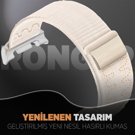 Samsung ile Uyumlu [2025] Fabric Loop Kordon Galaxy Watch 8 44mm/40mm/Classic 46mm için Hasırlı Kumaş Galaxy Watch 8 Kordon Terletmeyen Konforlu Tasarım Watch 8 Classic Kordonu