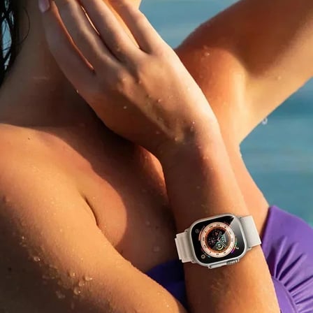 Apple Watch ile uyumlu 49mm Ultra Ekran Koruma XColored 9H Sertlik Temperli Cam Çizilmez Anti-Peep Kabarcık Yapmayan Dayanıklı Ekran Koruyucu (Titanyum, Apple Watch Ultra 49mm)