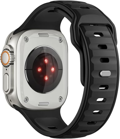 Apple Watch Ultra 49mm Uyumlu Silikon Kordon - Esnek ve Dayanıklı Akıllı Saat Kayışı | Ayarlanabilir, Konforlu ve Şık Tasarım