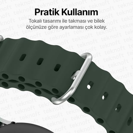 22mm ile Uyumlu Saatler için Ocean Loop 46mm Silikon Kordon HUAWEI Watch (GT7 Pro/GT7/GT6 Pro/GT6/GT5 Pro/GT5/GT4/Watch 4 Pro/GT3/GT3 Pro/GT2/GT2 Pro)