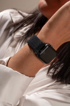 Manyetik Örgü Apple Watch ile Uyumlu Kordon, Ayarlanabilir Esnek Dokuma Tasarım, Series 10/11 42mm-41mm-40mm-38mm & 46mm-45mm-44mm
