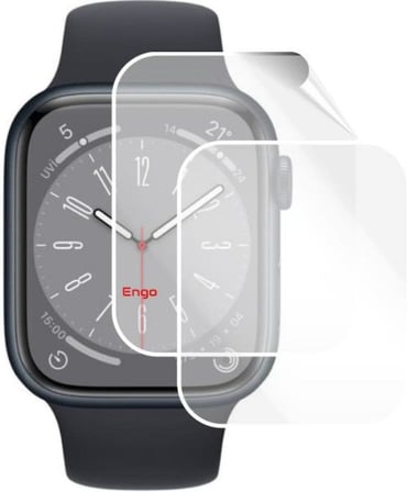 Apple Watch 8 45mm Esnek İle Uyumlu Ekran Koruyucu, Tam Kaplayan Akıllı Saat Koruması, Çizilmeye Dayanıklı Tpu Koruma 2 Adet, Hd Şeffaf