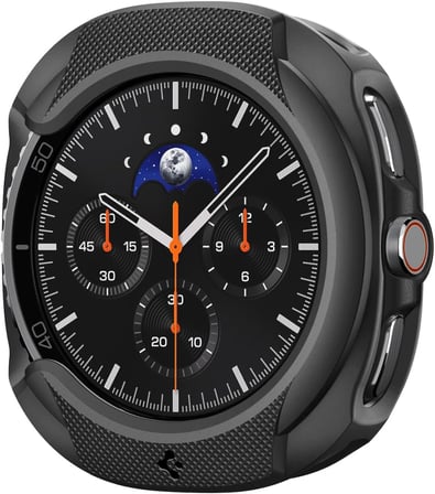 Galaxy Watch 8 Classic (46mm) ile Uyumlu Kılıf Liquid Air Matte Black - ACS09841