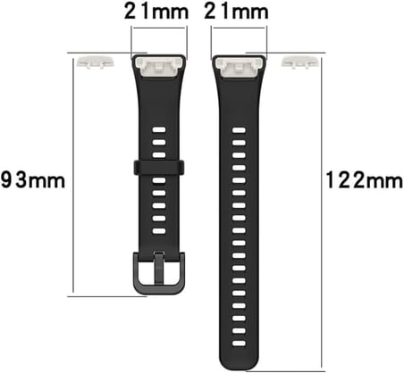 Huawei Honor Band 6 Uyumlu Kordon – Ayarlanabilir Silikon Kayış, Ter ve Suya Dayanıklı, Kolay Takılabilir Akıllı Saat Kayışı - KRD-47