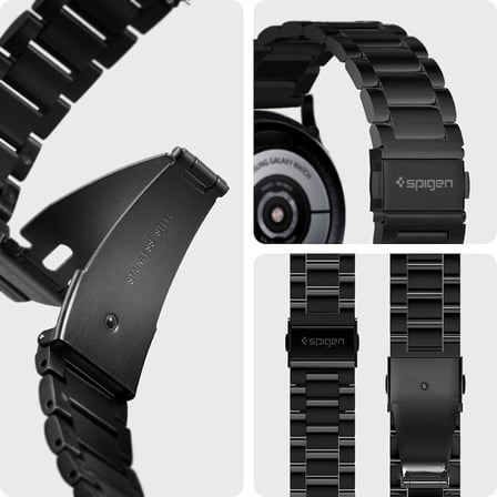 Samsung Galaxy Watch Active 2 / Galaxy Watch 3 (41mm) / Huawei Watch GT 2 Kayış (20mm) Modern Fit Band Black - 600WB24980