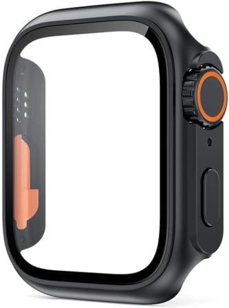 Apple ile uyumlu Watch 44mm Watch Ultra Görünümlü Kasa Dönüştürücü Ekran Koruyucu 25