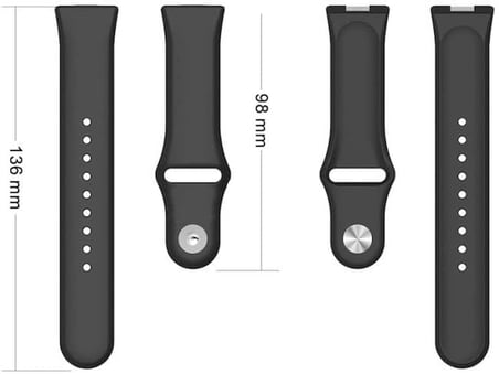 Huawei Watch Fit 3 / Fit 4 / Fit 4 Pro ile Uyumlu Silikon Kordon Kayış Esnek Yumuşak Ayarlanabilir