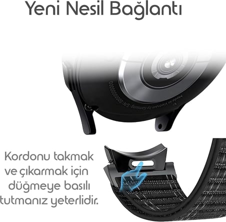 Yeni Nesil Bağlantı Comfort Loop 20mm Kordon Samsung ile Uyumlu Galaxy Watch 7/6/5/4 Serisi için Galaxy Watch 7 Kordon (40mm/44mm) Watch 6/4 Classic (47/43/42mm) Watch 5 Pro Uyumlu
