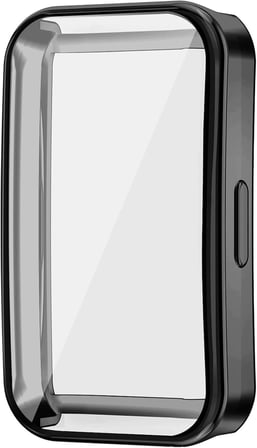 Huawei Band 11 ile Uyumlu Toz ve Kirden Koruyan Moiety Kasa Koruma Ekran Açık Huawei Band 11 ile Uyumlu Akıllı Saat Çerçeve Koruması Siyah