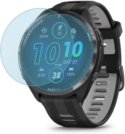 Garmin Forerunner 965 İle Uyumlu Ekran Koruyucu Çizilmeye Dayanıklı Akıllı Saat Koruması, 9H Temperli Kırılmaz Esnek Nano Cam, Hd Şeffaf 2 Adet