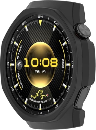 Huawei ile uyumlu Watch GT 6 Pro 46mm Ekran Koruyucu Yazısız Watch - Siyah