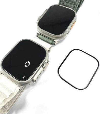 Apple ile uyumlu Watch Ultra 1/2/3 49mm Cam Full Ekran Saat Koruyucu