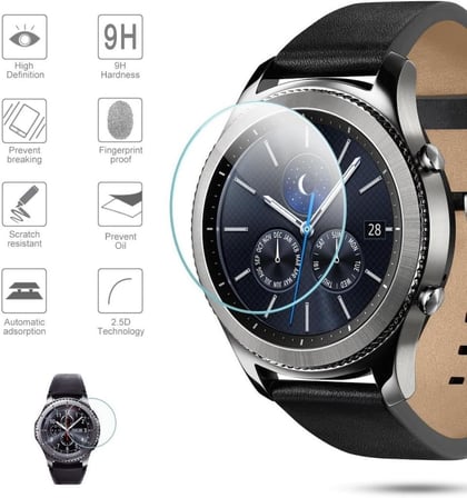 Huawei Watch GT2 46mm İle Uyumlu Ekran Koruyucu Çizilmeye Dayanıklı Akıllı Saat Koruması, 9H Temperli Kırılmaz Esnek Nano Cam, Hd Şeffaf 2 Adet