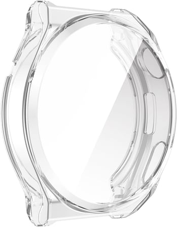Huawei Watch 4 Pro için Kılıf 360 Full Round Soft Silicone Şeffaf [Watch 4 Pro ile Uyumlu Kılıf - Şeffaf]