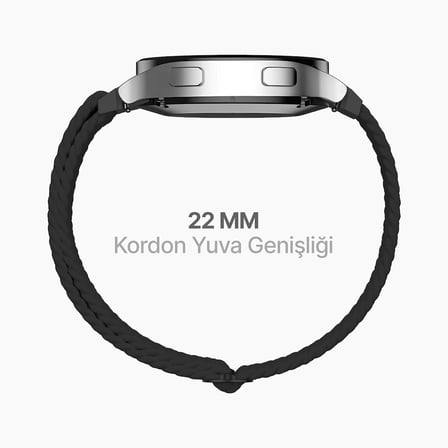 22mm ile Uyumlu Saatler için Solo Loop 46mm Yumuşak Kumaş Kordon HUAWEI Watch (GT7 Pro/GT7/GT6 Pro/GT6/GT5 Pro/GT5/GT4/Watch 4 Pro/GT3/GT3 Pro/GT2/GT2 Pro) (Mavi)