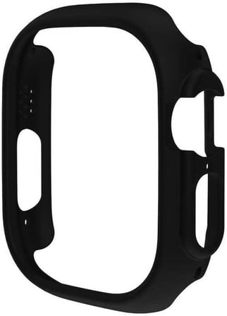 Apple ile uyumlu Watch Ultra 1/2/3 49mm Sert PC Sadece Kasa Koruyucu 18 - Siyah