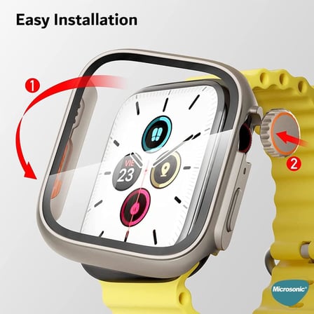 Apple Watch Series 3 38mm için Kılıf Apple Watch Ultra Dönüştürücü Ekran Koruyucu Kasa Yıldız Işığı [Watch Series 3 38mm ile Uyumlu Kılıf - Yıldız Işığı]