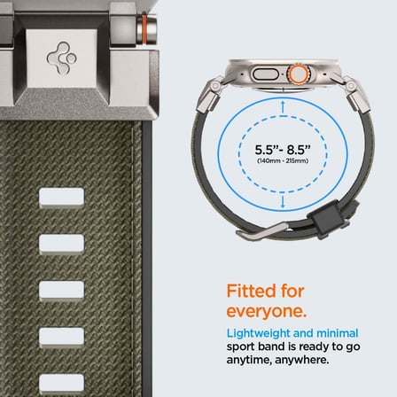 Apple Watch 49/46mm Ultra 4/3/2/1 / Seri 12/11/10 ile Uyumlu Kordon Kayış Band DuraPro Armor Military Green - AMP09102