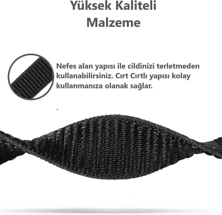 Apple Watch 45mm 44mm 42mm 49mm Uyumlu Velcro Kordon Kopma Karşıtı Ayarlanabilir Rahatsız Etmeyen Watch Ultra 2/1 9 8 SE 7 6 5 4 3 2 1 Uyumlu Kordon