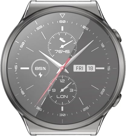 Huawei Watch Gt 3 Pro 43mm İle Uyumlu Saat Silikon Ekran Koruyucu Şeffaf