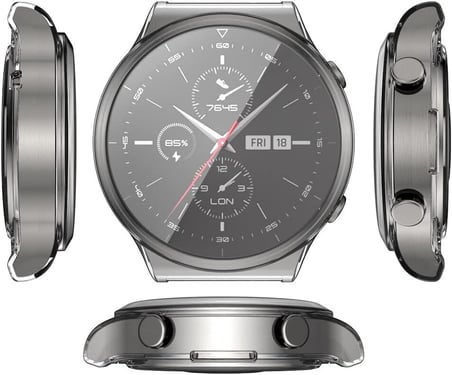 Huawei Watch Gt 3 Pro 43mm İle Uyumlu Saat Silikon Ekran Koruyucu Şeffaf