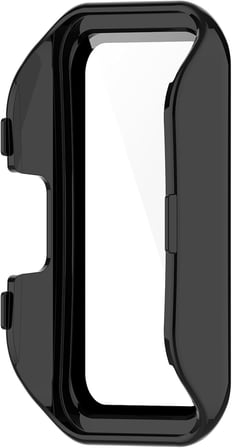 [Protective-Case] Huawei Band 10-9-8 için 2’si 1 Arada Sert Polikarbonat Kasa Koruyucu Dokunma ve Netliği Etkilemeyen Darbeye ve Çizilmeye Karşı Huawei Band 10 Ekran Koruyucu Kılıf (Siyah)