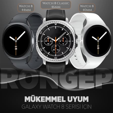 [Dynamic Loop] Samsung Galaxy Watch 9/8 44mm/40mm/Classic 46mm ile Uyumlu Kordon Çift Renkli Silikon Samsung Watch 9 44mm Kordonu Premium Yumuşaklıkta Galaxy Watch 9 Kordon