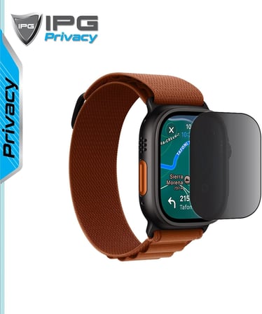 Apple Watch Ultra 3 için Privacy Gizlilik (Anti-Spy) Ekran Koruyucu (2 Adet), Mat, Parmak İzi Bırakmaz, Yandan Görünmeyi Engeller