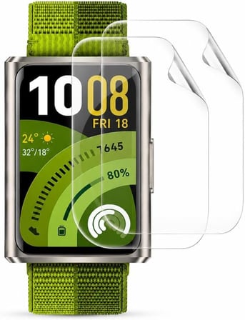 Huawei Band 11 Pro İle Uyumlu Ekran Koruyucu, Tam Kaplayan Akıllı Saat Koruması, Çizilmeye Dayanıklı Tpu Koruma 2 Adet, Hd Şeffaf