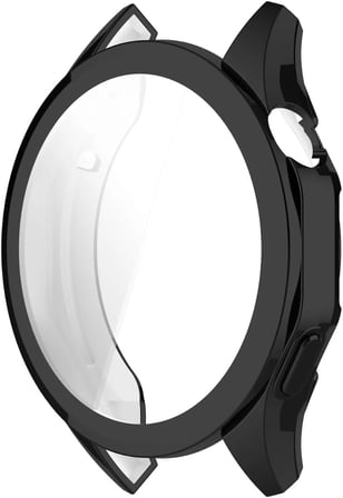 Huawei GT4 46mm ile Uyumlu Tam Kapatan Toz ve Kirden Koruyan GT4 46mm ile Uyumlu Akıllı Saat Ekran Koruması (Siyah)
