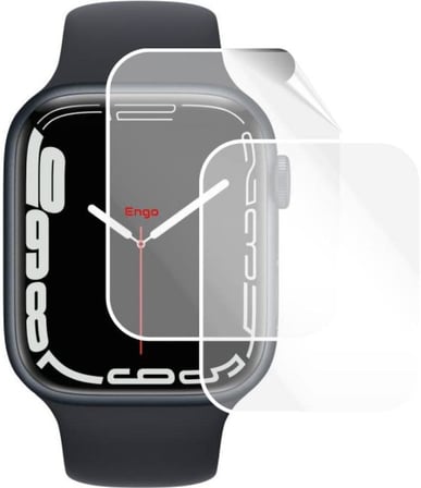 Apple Watch 7 45mm Esnek İle Uyumlu Ekran Koruyucu, Tam Kaplayan Akıllı Saat Koruması, Çizilmeye Dayanıklı Tpu Koruma 2 Adet, Hd Şeffaf