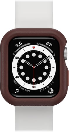 Apple Watch Series SE (2./1. nesil)/6/5/4-44 mm için Saat Tamponu, Darbeye ve Düşmeye Karşı Koruyucu, Apple Watch Uyumlu, Kahverengi