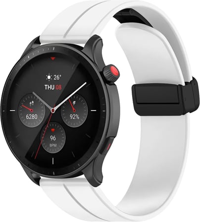 22mm ile Uyumlu Saatler için Manyetik Tokalı 46mm Yumuşak Silikon Kordon HUAWEI Watch (GT7 Pro/GT7/GT6 Pro/GT6/GT5 Pro/GT5/GT4/Watch 4 Pro/GT3/GT3 Pro/GT2/GT2 Pro)
