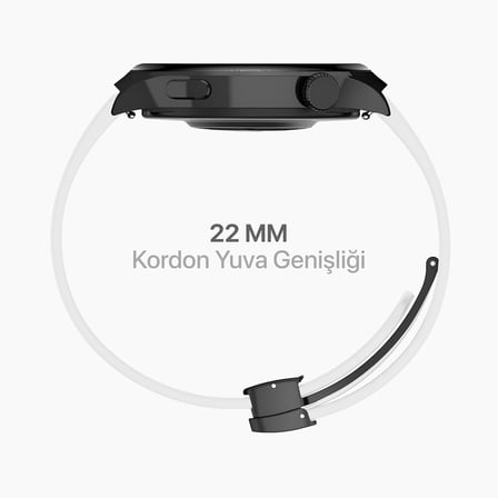 22mm ile Uyumlu Saatler için Manyetik Tokalı 46mm Yumuşak Silikon Kordon HUAWEI Watch (GT7 Pro/GT7/GT6 Pro/GT6/GT5 Pro/GT5/GT4/Watch 4 Pro/GT3/GT3 Pro/GT2/GT2 Pro)