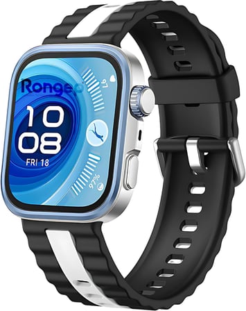 Huawei Watch Fit 4/4 Pro/Fit 3 ile Uyumlu Dual Color Loop Silikon Kordon Premium Yumuşaklıkta Bileği Rahatsız Etmeyen Deformasyona Dayanıklı Çift Renk Yedek Fit 4 Kayışı
