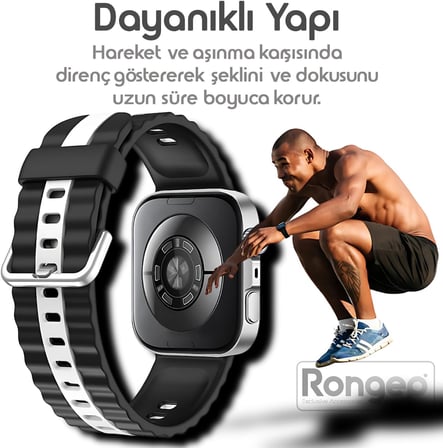 Huawei Watch Fit 4/4 Pro/Fit 3 ile Uyumlu Dual Color Loop Silikon Kordon Premium Yumuşaklıkta Bileği Rahatsız Etmeyen Deformasyona Dayanıklı Çift Renk Yedek Fit 4 Kayışı