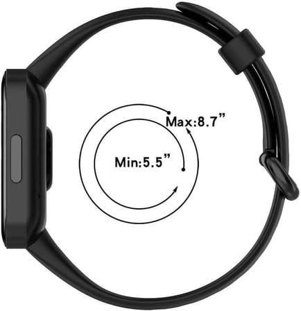 Xiaomi Redmi Watch 2 Lite ile uyumlu Saat Kayışı Ent Kaliteli Redmi Watch 2 Lite ile uyumlu Spor Saat Kontrast Renkli Lagniappe Silikon Kordon (KREM)