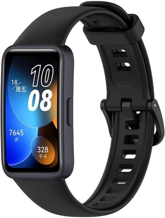 Huawei Band 9 için Kordon, Silicone Sport Band Siyah [Band 9 ile Uyumlu Kordon - Siyah]