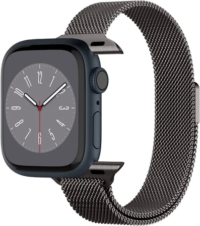 Apple Watch Serisi ile uyumlu Metal Fit Kayış Bandı (41 mm / 40 mm / 38 mm)