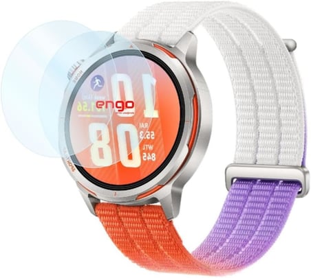 Huawei Watch Gt Runner 2 İle Uyumlu Ekran Koruyucu Çizilmeye Dayanıklı Akıllı Saat Koruması, 9H Temperli Kırılmaz Esnek Nano Cam, Hd Şeffaf 2 Adet