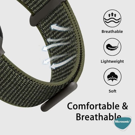 Apple Watch Series 8 45mm için Kordon Hasırlı Woven Lacivert [Watch Series 8 45mm ile Uyumlu Kordon - Lacivert]