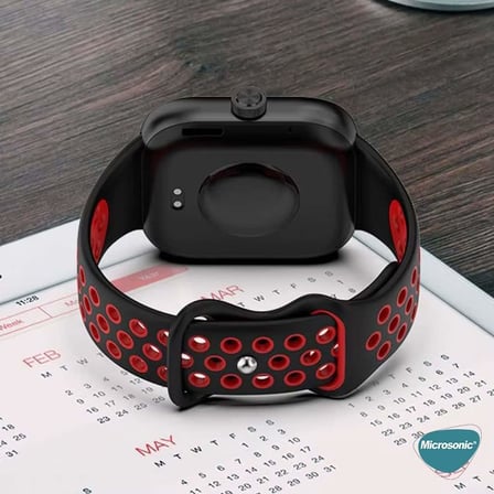 Xiaomi Redmi Watch 5 Rainbow Gently Band Kordon Beyaz Siyah [Redmi Watch 5 ile Uyumlu Kordon - Beyaz - Siyah]