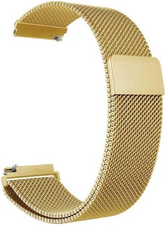 Huawei Watch GT 3 42mm Uyumlu Metal Manyetik Kordon – Gold Renk Zore KRD12 Model - Rose Gold